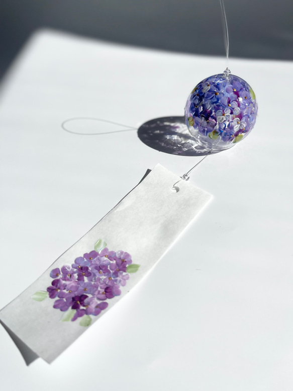 風鈴】SISLA5オリジナル「紫あじさいの風」 風鈴 SISLA5 通販