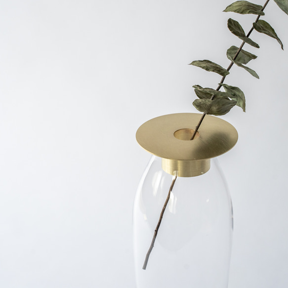 フラワーベース ＜フロー＞ 花瓶 花器 一輪挿し  flower vase <flow> 1枚目の画像