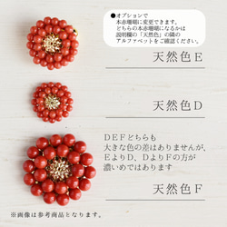 【K14gf ネックレス】華奢な小粒 赤珊瑚（B）母の日や還暦祝いに 5枚目の画像