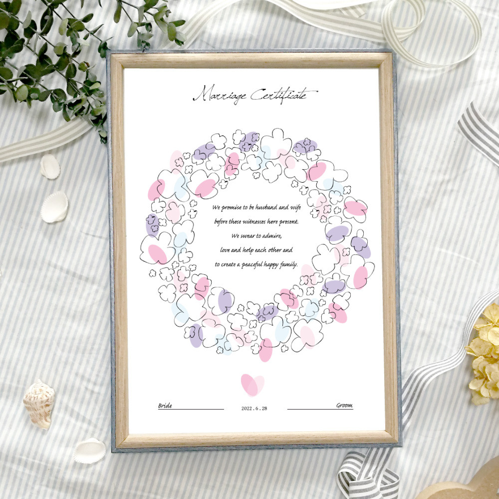 マミヤさま用♡ ウェディング 結婚証明書 ウェルカムスペース C-15 kayo 様用♡ 結婚証明書♡ ウェディング ミニフィグ ウェルカム