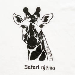 【SALE✦半額】コットンプリントTシャツ／Safari njema／ユニセックスS 5枚目の画像