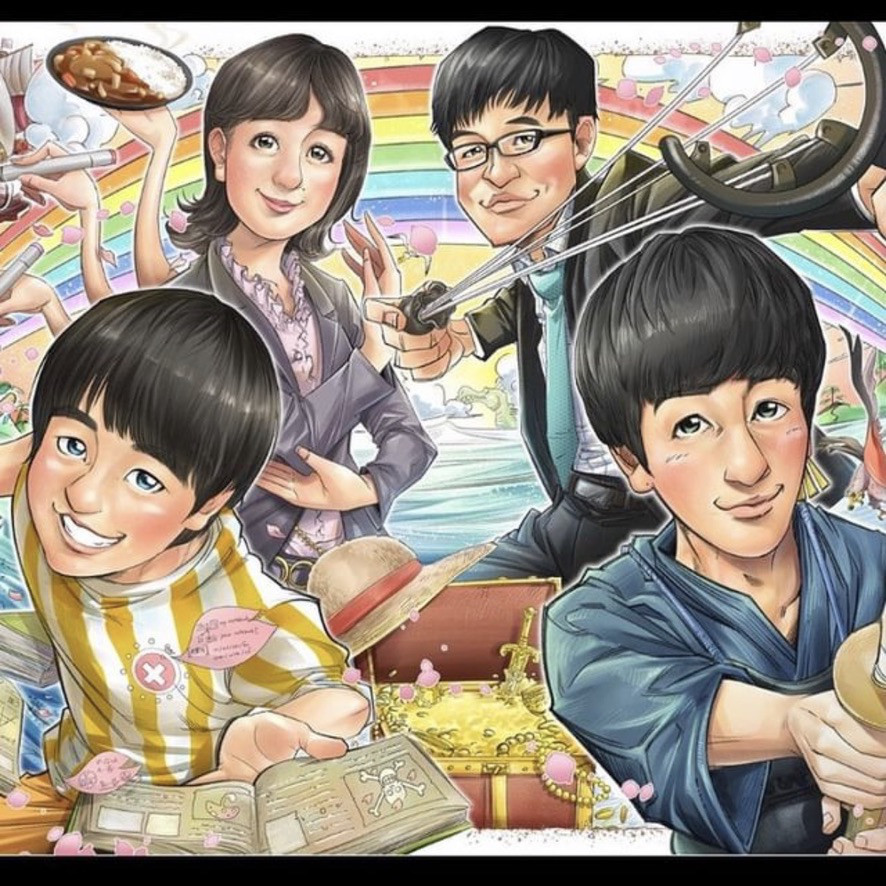 似顔絵【家族】オーダーメイド　漫画風　記念