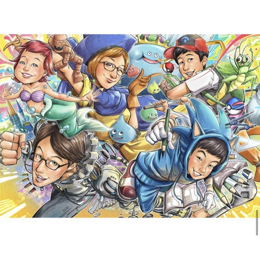 似顔絵【家族】オーダーメイド　コスプレ　記念
