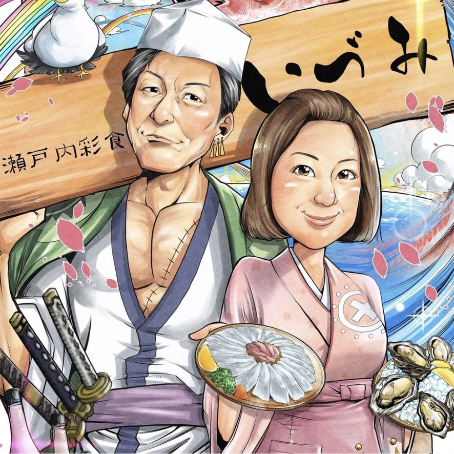 似顔絵【家族】オーダーメイド　コスプレ　夫婦　記念