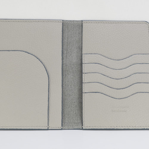 本革 シボ入り姫路レザー パスポート・お薬手帳・通帳ケースst  