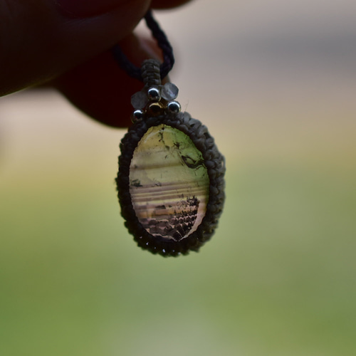 あ〜きゃん　マクラメネックレス２点 あ〜きゃん マクラメネックレス2点 2つの優美☆ダブル