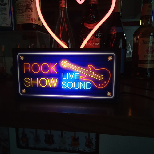 ロックンロール エレキギター ロック ライブ カフェ バー サイン