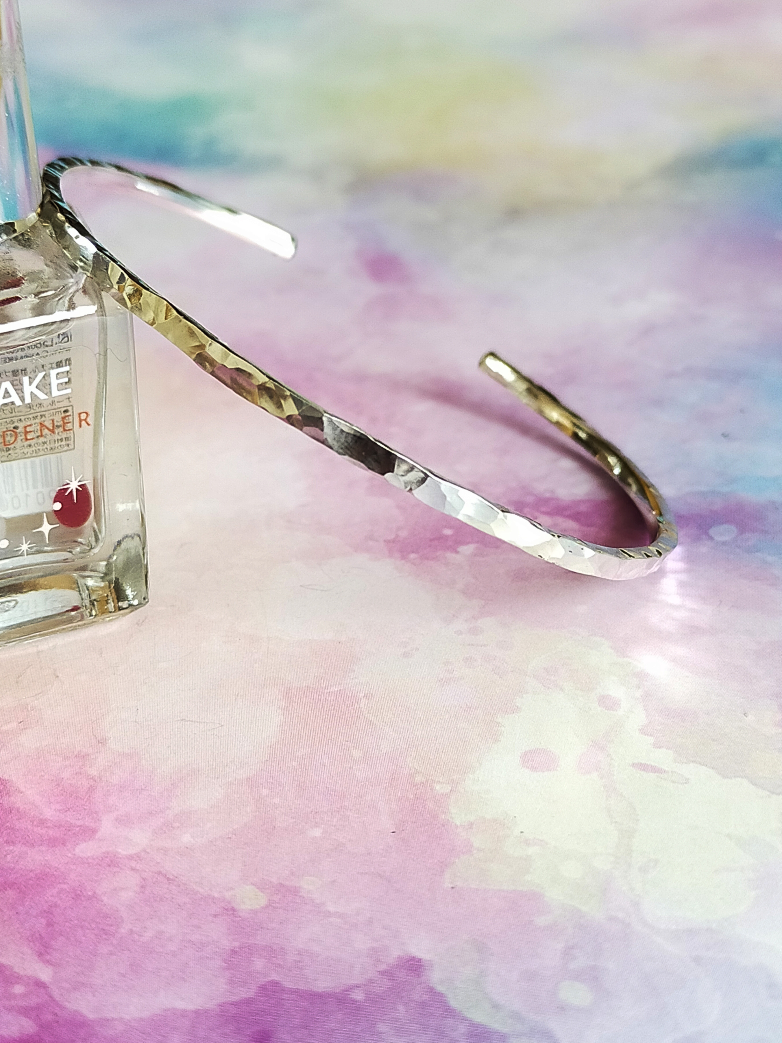 【受注製作】槌目模様のBasicバングル