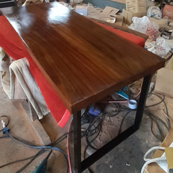 アサン杉 継ぎ板 最高級 ダイニングテーブル アイアン ダイニング  