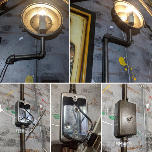 インダストリアル/ 電気管 ウォールランプ/ マリンランプ (船舶 インダストリアル/ 電気管 ウォールランプ/ マリンランプ (船舶