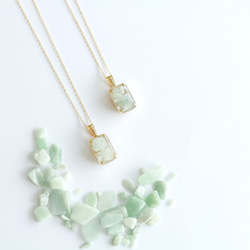 gemstone jewelry 翡翠のネックレス　 4枚目の画像