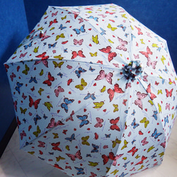 手作り日傘　夏帽子 振つて大きなさやうなら【限定品】 4枚目の画像