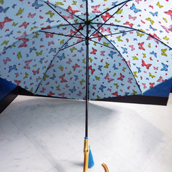 手作り日傘　夏帽子 振つて大きなさやうなら【限定品】 9枚目の画像