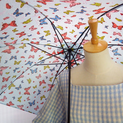 手作り日傘　夏帽子 振つて大きなさやうなら【限定品】 7枚目の画像