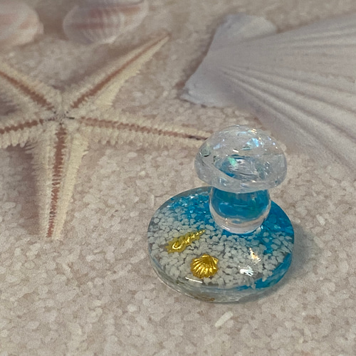 クリスタルレジンアート ジェリーフィッシュ ヤナギクラゲ アート