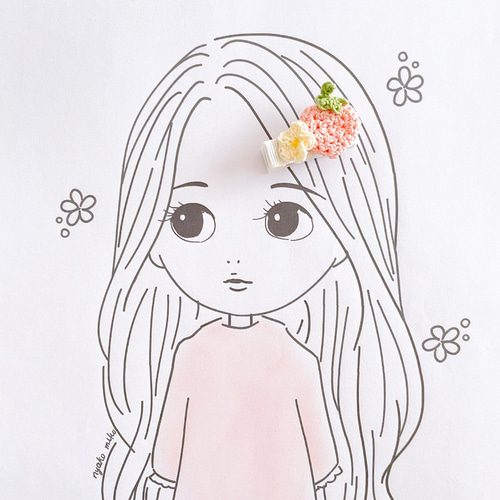 小さないちごヘアクリップ 1個 雑貨・その他 ＊bon＊fleurs 通販