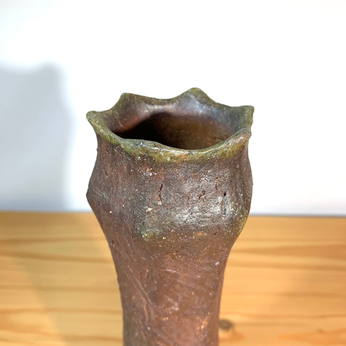 10号 家具・インテリア 丸花器 10 備前焼