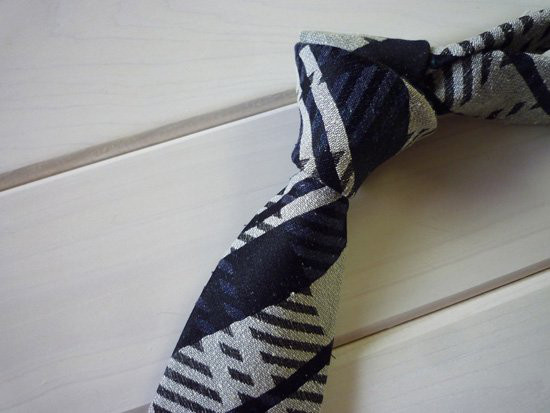 ジャガード織りシルクネクタイ　NTM-115