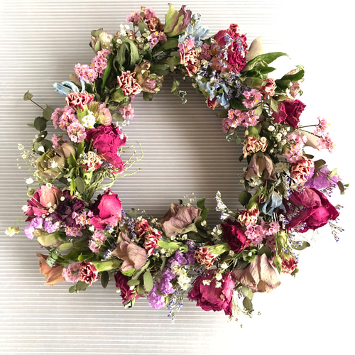 ドライフラワーエレガントリース リース Rest garden 通販 13845608  