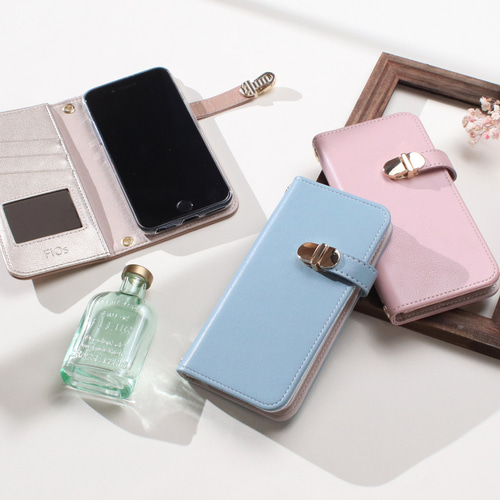 iphone ケース 手帳型 ミラー付き おしゃれ SE 13 14 かわいい