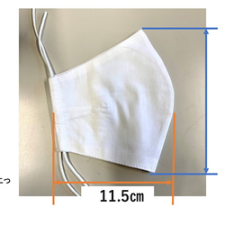 ハンドメイド　コイケマスク　Sサイズ（チェック柄） CKS-18 5枚目の画像