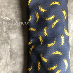 【僕の好きなことネクタイ】刺繍ネクタイ♪バナナ柄 プレゼント 父の日 ギフト ポップアート ベルベットアンダーグラウンド 4枚目の画像