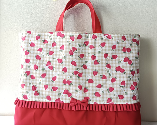 ♡ sunflowerさま専用いちご柄レッスンバッグセット 67a7d5acf0efae4becabc488767fe2