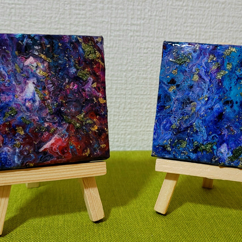 絵画　油絵　原画　一点物　抽象画　現代アート　和スタイル　ブルー　F12 絵画 油絵 原画 抽象画 現代アート ブルー モダン インテリア F4