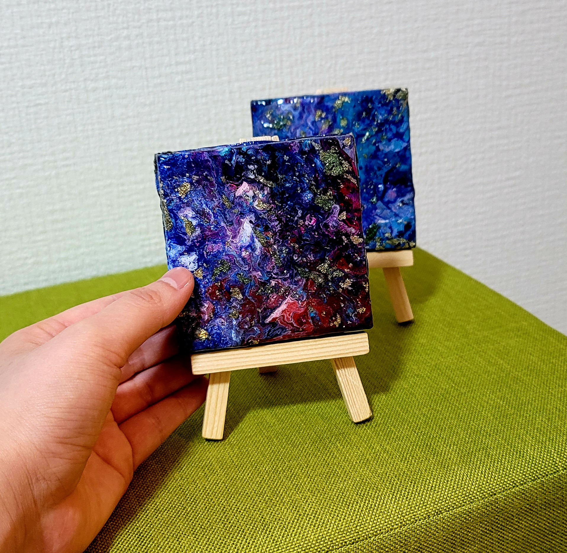 『幻光彩影』 油彩画 原画 アート 一点物