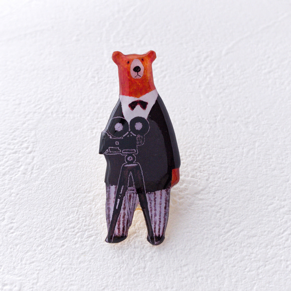 [特選] Kinemakuma（2種）胸針 第3張的照片