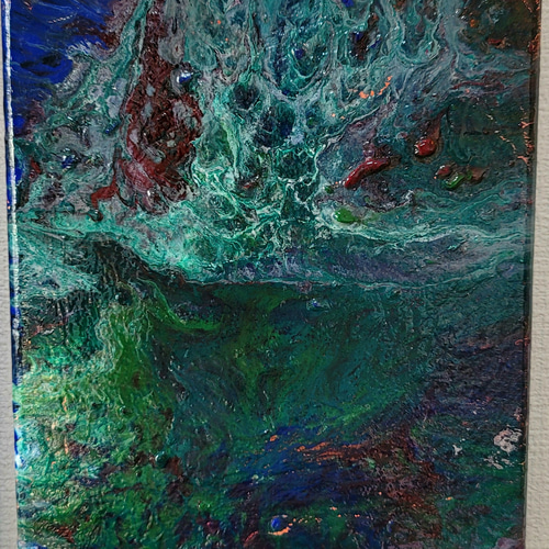 フルイドアート/一点物原画/深海/抽象画 絵画 nouze_iori66 通販