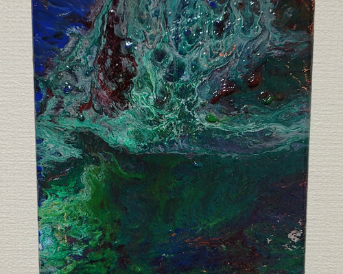 フルイドアート/一点物原画/深海/抽象画 絵画 nouze_iori66 通販