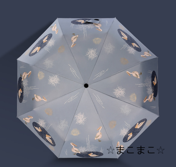 自動開閉/超撥水:折り畳み傘傘折りたたみ傘UVカット晴雨兼用 2枚目の画像
