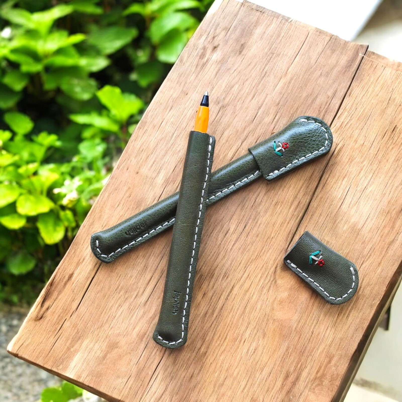 オメガ　メモ　レザーカバー　ボールペン付き オメガ メモ レザーカバー ボールペン付き