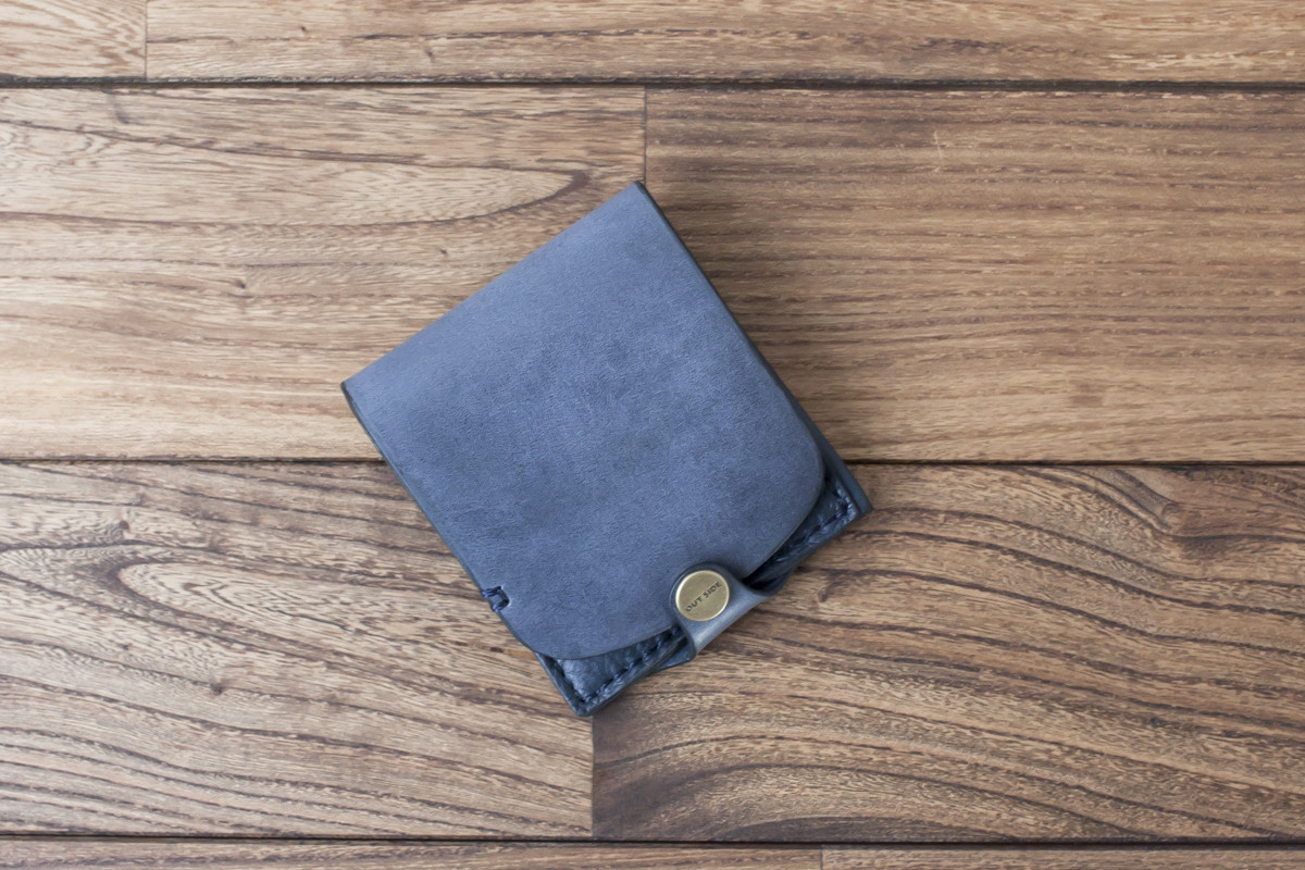 BRIDLE & SOFT コンパクト財布／ネイビー※受注製作