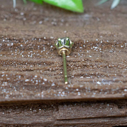 14kgf☆ペタライト・ピアス　3mm 5枚目の画像