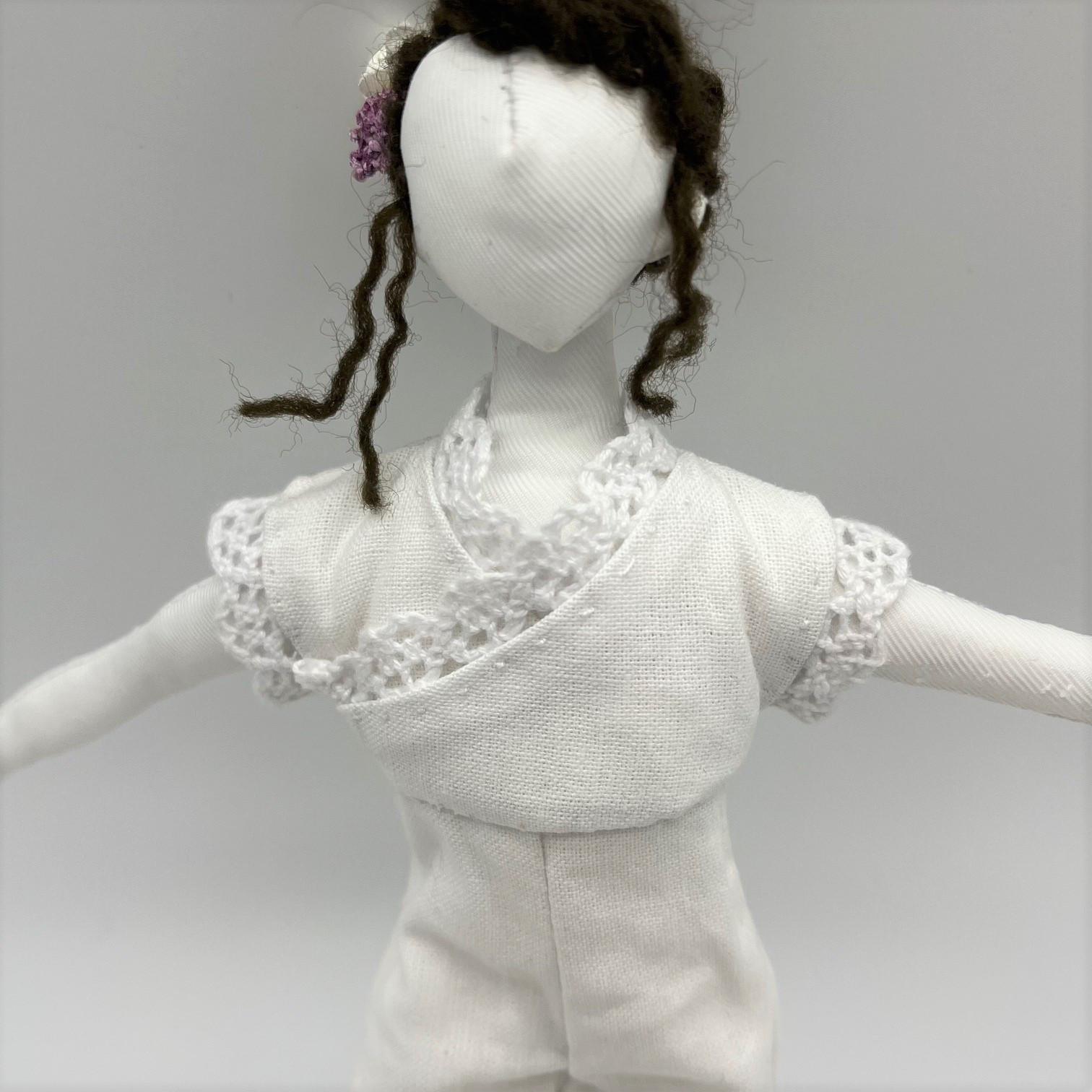 着物用マネキン(マリー) 下着、髪飾り、たび草履付き