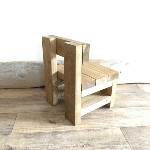 受注制作］木製 椅子 チェア 花台 ガーデニング フラワー