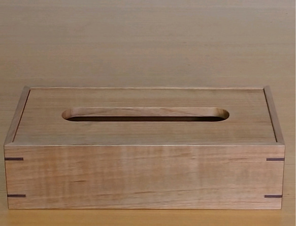 木製ティッシュケース　★４種類　無垢材 7枚目の画像