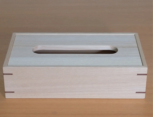 木製ティッシュケース　★４種類　無垢材 4枚目の画像