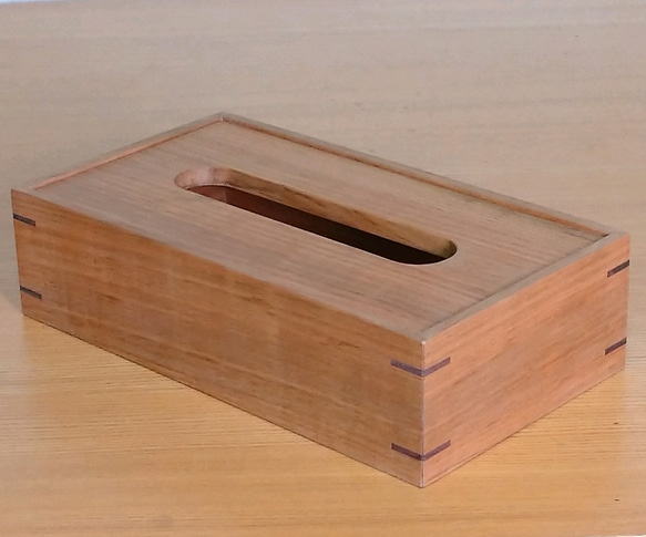 木製ティッシュケース　★４種類になりました！　無垢材 6枚目の画像
