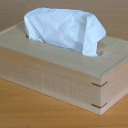 木製ティッシュケース　★４種類　無垢材 2枚目の画像