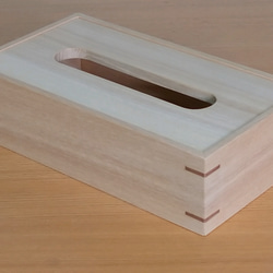 木製ティッシュケース　★４種類　無垢材 3枚目の画像