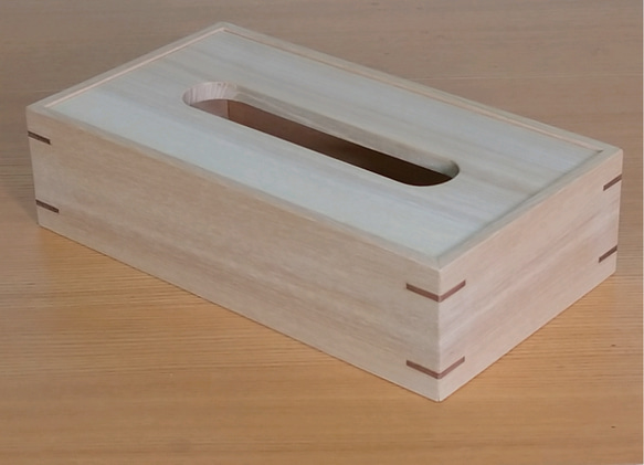 木製ティッシュケース　★４種類　無垢材 3枚目の画像