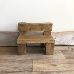 ガーデン家具 アイアンチェア 古材 レトロ 椅子 リメイク 鉄脚