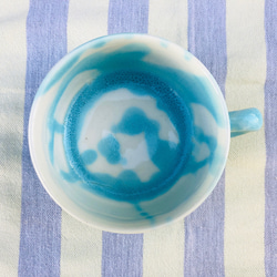 地中海陶杯西餐餐具白&amp;水藍是清爽可愛的顏色組合 Charles SHWT 第3張的照片