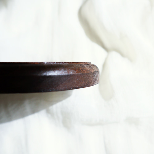 飾り台】丸型(ウォールナット) その他インテリア雑貨 ＊ m o k a