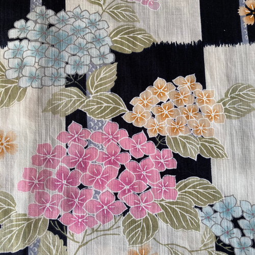 着物リメイク　浴衣　チュニック　トップス　ブラウス　ハンドメイド　薔薇　花柄　綿 最高級 着物リメイク浴衣チュニックトップスブラウス
