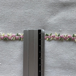 1m 可愛い 花 フラワー ケミカルレース ブレード BK220403 ハンドメイド 手芸 素材 材料 4枚目の画像