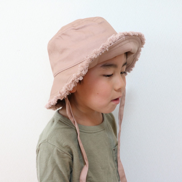 兒童流蘇帽&lt;2色&gt;兒童帽 第2張的照片